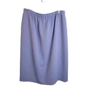 Bleyle Lavender Straight Pencil Formal Casual Pull On Skirt Women's Size 18